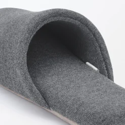 Clearance Muji Zapatillas de estar por casa de algodón suave