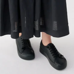 Hot Muji Zapatillas de piel para mujer